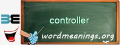 WordMeaning blackboard for controller